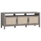 Costway TV Stand Entertainment Media Center for TV's up to 65'' w/ Rattan Doors
